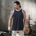 OEM Customized Summer Quick Dry Mesh Gym Clothing Bodybuilding Fitness Mens Tank Tops Muscle Sleeveless Shirt