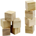 Tailai Natural  Wooden Cubes for Beginners Carving Blocks Kit DIY Carving Wood Blocks DIY Toys Building Blocks