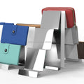 Stylish Stainless Steel Store Display Rack for Purse and Wallets Effective Shop Solution
