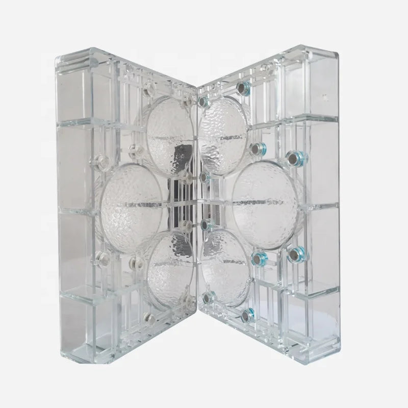 LST Polycarbonate Magnetic Double Plate Chocolate Bar Moulds China Round Shape Chocolate  Candy Mold