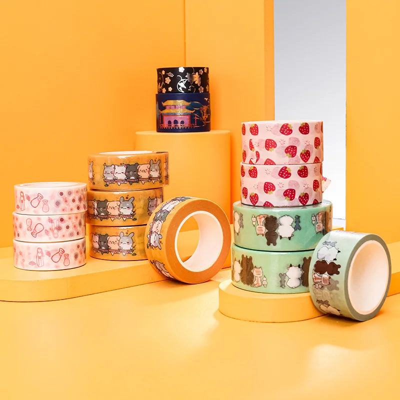 Vograce Manufacturer Cheap Custom Kawaii Anime Washi Tape Set for Bujo