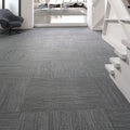 100% Nylon Commercial Office Carpet Tiles New Year Modern Brown Loop Pile Square Cushioned Jacquard Home Car Hotels Prayers