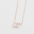 LOZRUNVE Luxury China Jewelry Gold Vermeil Silver 925 Diamond CZ Three Rectangle Pendant Necklaces