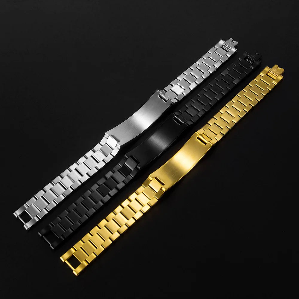 Simple and Glossy European and American Stainless Steel Men's Bracelet