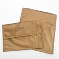 Custom logo Printed Brown Velvet Envelope Bag Soft Velvet Envelope Dust Bag
