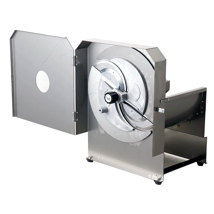 Commercial Electric Stainless Steel Food Slicer Machine for Frozen Meat Fruits Vegetables Durable Metal Construction