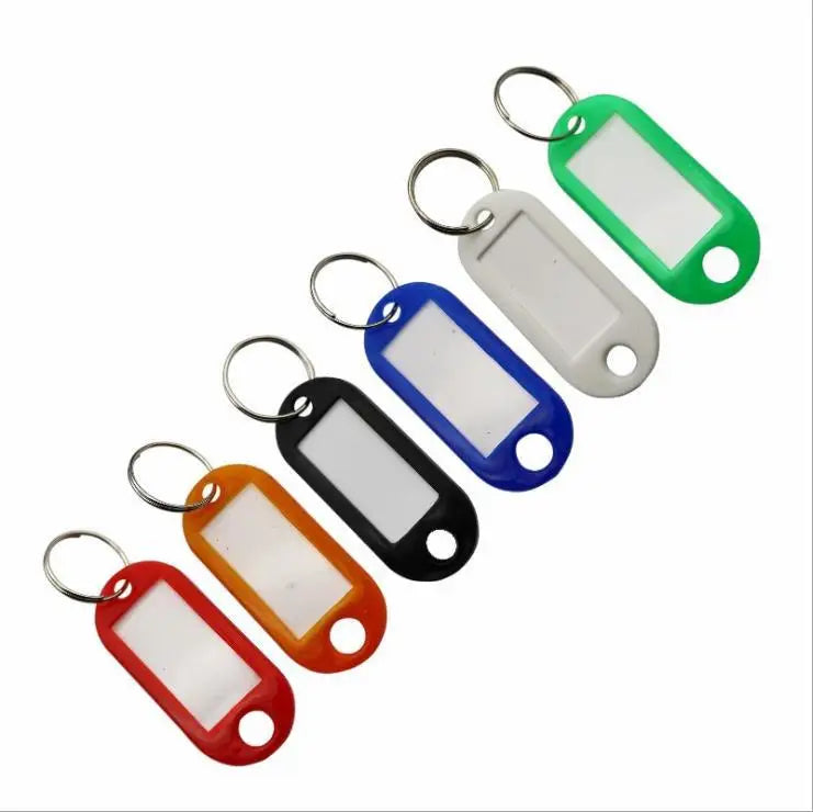 Wholesale Name ID Plastic Keytags Keychain Plates Key Chain Tags Label Name Tags for Luggage Key Tags Customize