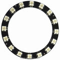 16bit Intelligent Addressable WS2812B WS2812 RGB LED Ring SK6812 5VDC Development Module Board Integrated Driver 16 LED