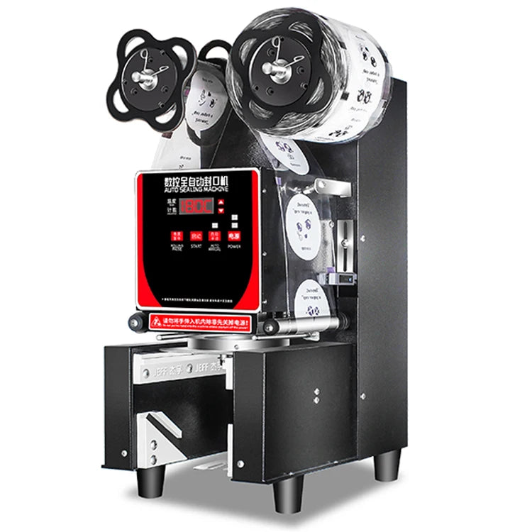 Cup Sealing Electric Automatic Cup Sealer Machine Plastic Easy Operation Bottles Commercial Bubble Tea Paper/plastic 1set