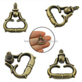 Stock Supply Box Accessories 23 X 20mm Antique BrassGold Matte Black Metal Pull Handle with Screw