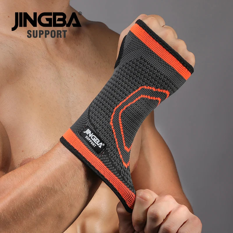 JINGBA Customization Wholesale Medical New Arrival Wholesale Medicalports protection Nylon Fitness High Elastic Tennis Wrist