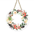 Qualisub Factory Price 12 Inch 5mm MDF Round Shape Sublimation Door Hangers Blanks