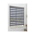 Semi-auto Spring Loaded Cordless zebra Blind Double Layer Day and Night Horizontal  Cordless Window Blind and zebra Shades