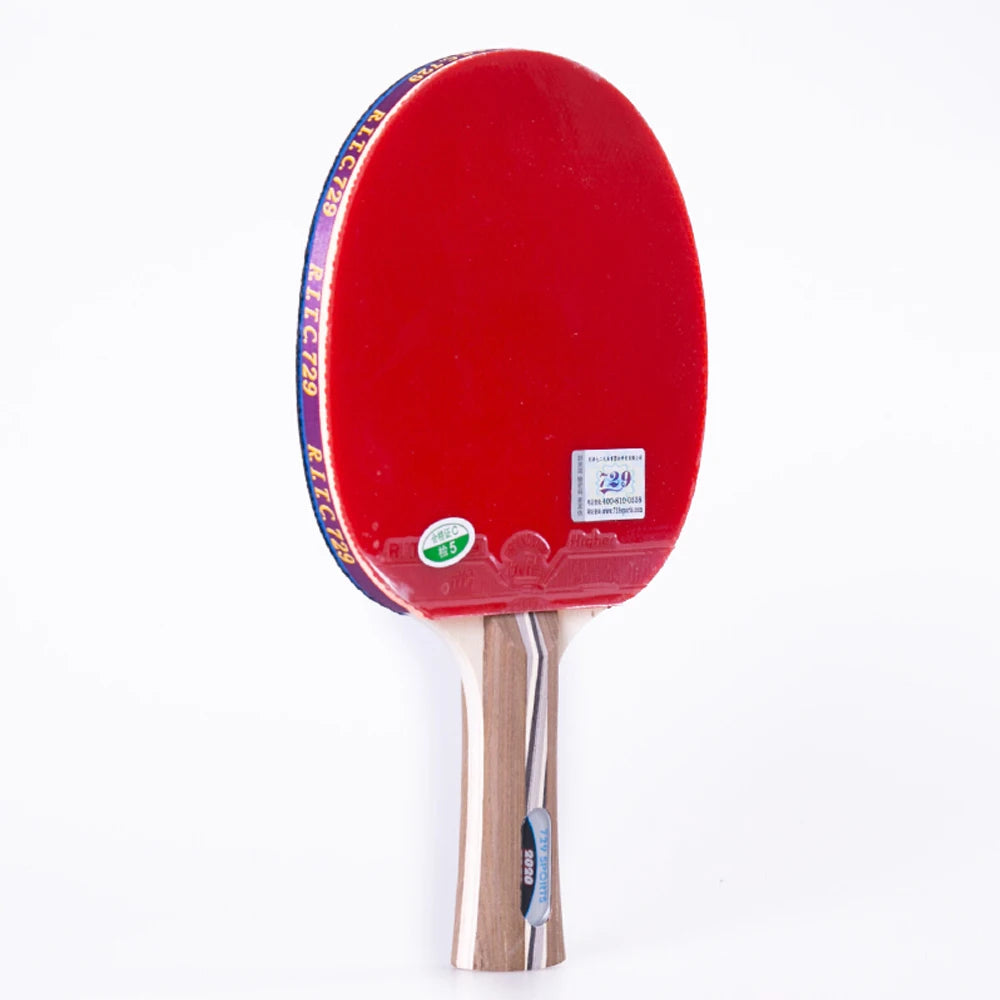 Trail Order Low Moq Friendship 2020 Pure Wood Pimples Rubber 5-Ply Baseboard Horizontal/Vertical Grip Table Tennis Bat Training