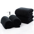 Cotton Bleach Proof Spa & Salon Hand Towel Safe Vat Dyed Black Hairdressing Towel
