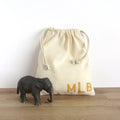 Cotton Muslin Bags Party Favor Natural Unbleached Drawstring Bags Custom Design