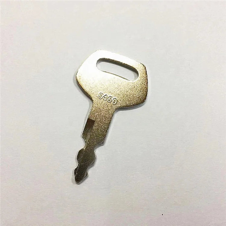 New Steel Heavy Equipment S450 Key for for KHR20070 Ignition Key-Machinery Repair Shops