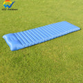 GSD Outdoor Camping Ultralight Inflatable Sleeping Pad Inflatable Ultralight Air Sleeping Pad Mat Moistureproof Inflatable Pad