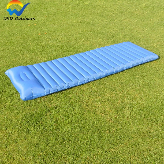 GSD Outdoor Camping Ultralight Inflatable Sleeping Pad Inflatable Ultralight Air Sleeping Pad Mat Moistureproof Inflatable Pad