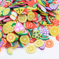 About 10-12mm Fruit Slice Watermelon Lemon Nail Art Sticker DIY Design Decoration Beauty Polymer Clay Tool