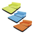 Bestway 67356 Double Inflatable Sofabed Lazy Air Lounger Chair Bed Modern Living Room Sofa Bedroom Furniture Soft Couchsofa Bed