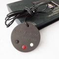 Lava Stone Black Tourmaline Pendant Children's Classic Style Quantum Scalar Energy Stainless Steel Jewelry
