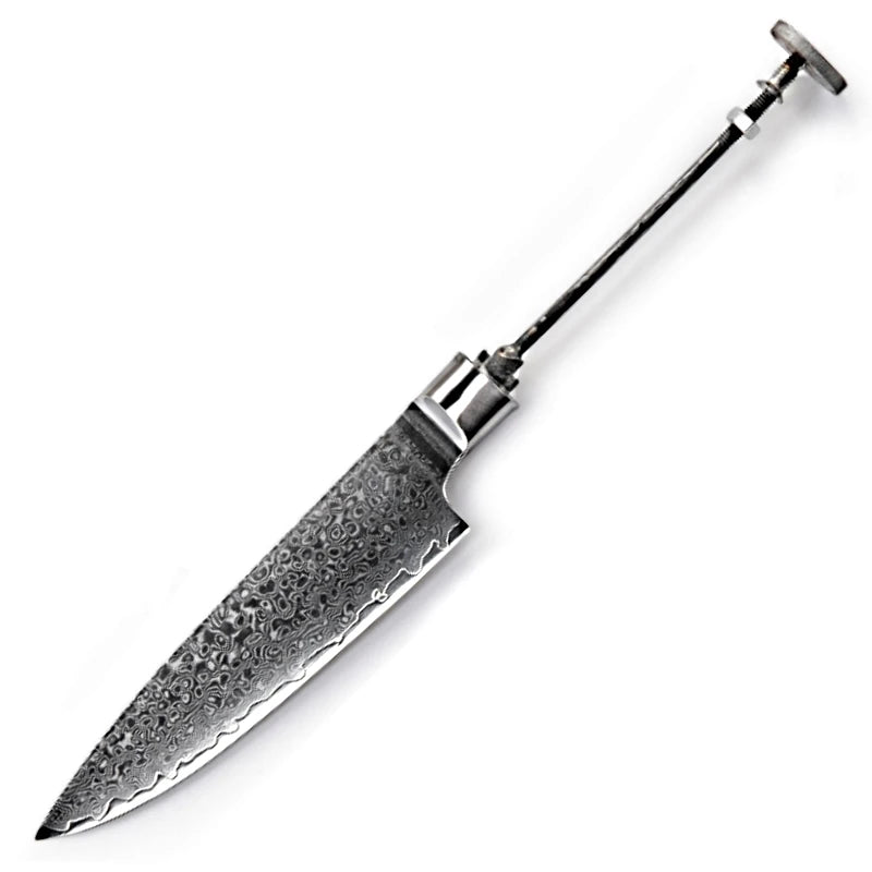 Damascus Knife Blank Blade 10CR Japanese Damascus Steel DIY Tools Kitchen Knives Parts Hobby Chef's Paring Knife 67 Layers PRO