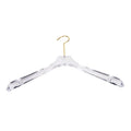 Wholesale Wall Mounted Clothes Hanger Made of clear Acrylic with bar Slot Can Be Printed logo