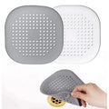 Square Protector Bathtub Bathroom Washbasin Shower Silicon Drain Hair Catcher MegaBDM