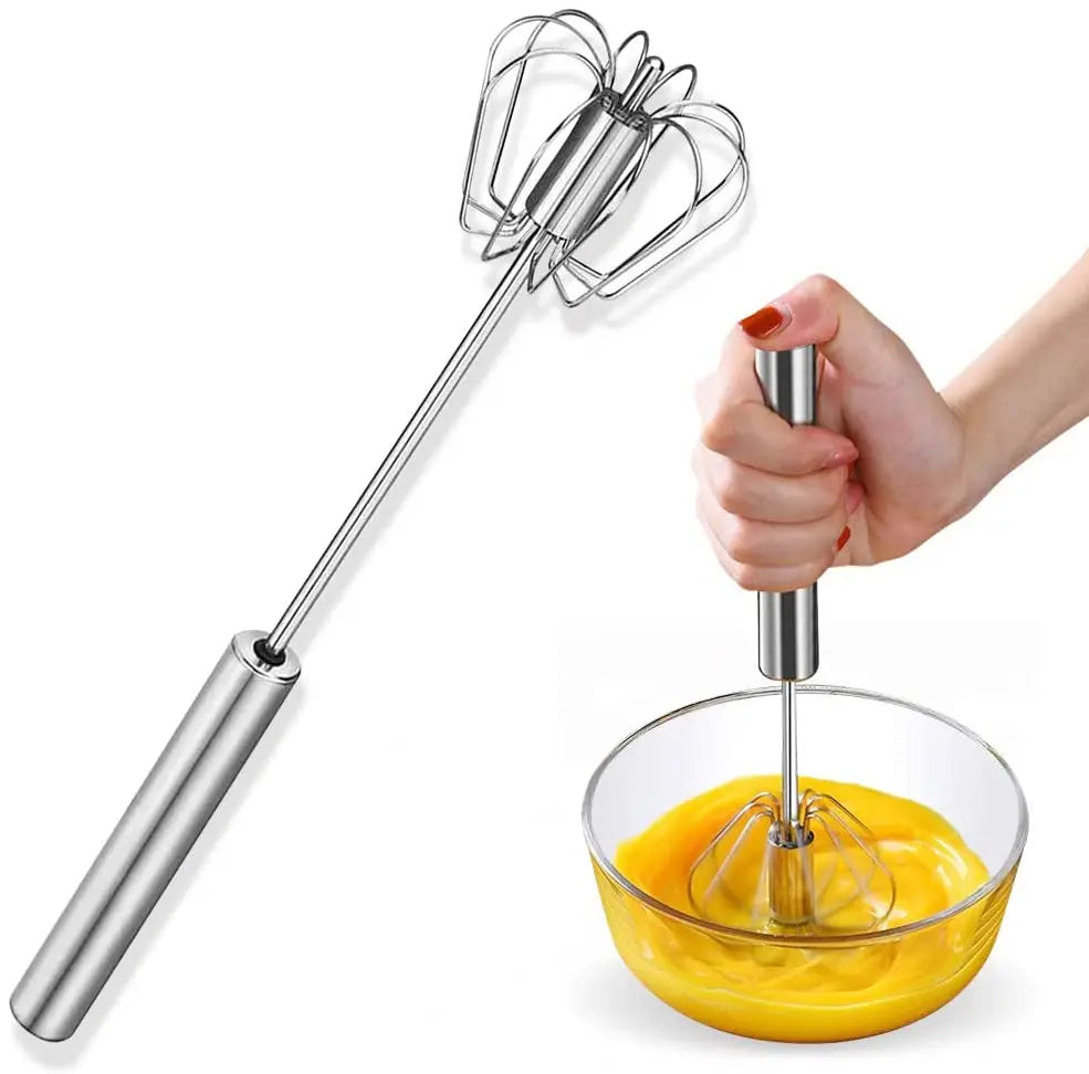 Factory Wholesale and Retail Manual Egg Beater Stainless Steel Multi-function Egg Beater Egg Whisk Baking Tools