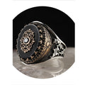 Classic Design Black Onyx 925 Sterling Silver Men's Jewelry Ring