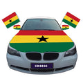 Custom Digital Printing Car Engine Hood Cover with Flags of Netherlands United States Wales Saudi Arabia Senegal Other Countries