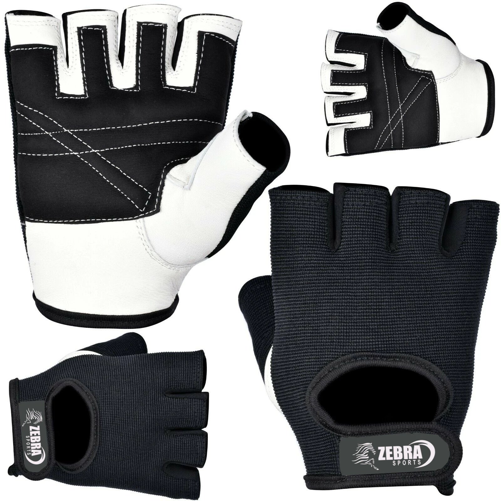Zebra Sports Customized Breathable Neoprene Unisex Weightlifting Gloves Winter Competition Wrist Straps for Gym Workout Cycling