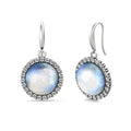 2021 New Bohemian Jewelry Moonstone Opal Dangle Drop Statement Earrings for Women Destiny Jewellery
