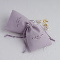 PandaSew Jewelry Bag Microfiber Drawstring Bag Jewelry Packaging Pouch with Custom Logo