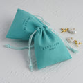 PandaSew Jewelry Packaging Microfiber Drawstring Bag with Custom Logo