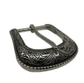 Western 40mm Carving Flower Belt Buckles