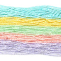 Wholesale 3MM Colors Sea Shell Beads Smooth Round for Spacer Woman Jewelry Making