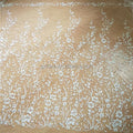 Hot Sale French Embroidery Tulle Fabric for Lady Party Dress African Luxury Sequined Mesh Lace Fabric