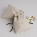 PandaSew Custom Logo Microfiber Drawstring Bags Bracelet Packaging Jewelry Pouch