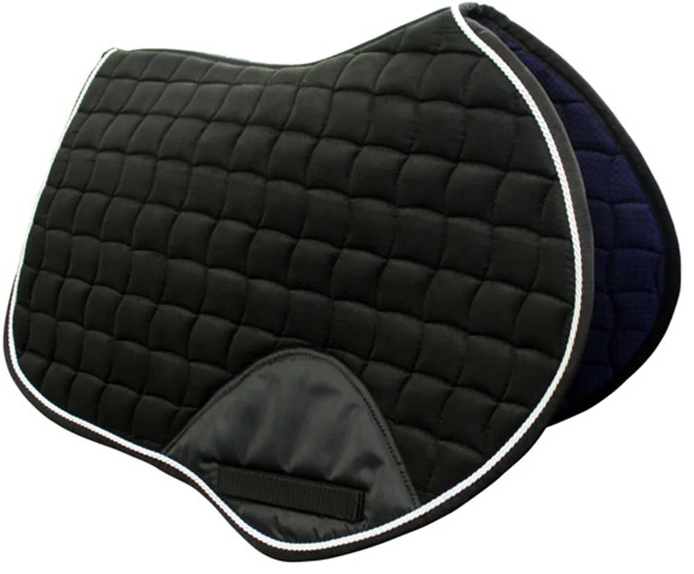 OEM Custom Made Horsing Equipment Durable Breathable Fashion Cotton Saddle Pads for Horse Racing