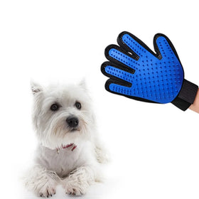 Factory Upgrade Version Five Finger Design Cat Hair Remover Massage Dog Pet Grooming Glove