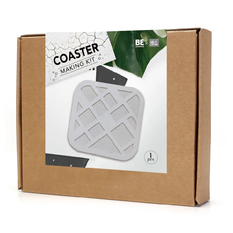 Hot Sale DIY Decorative Concrete Cement Coasters for Mugs