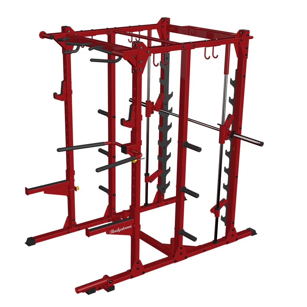 Commercial Smith Machine Multi Functional Power Squat Rack Cable Machine 3D Smith for Strength Training