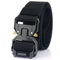 2025 New Alloy Buckle Custom Logo Belts 100% Nylon Tactical Belt with Quick Release Buckle for Men