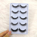 Wholesale 5 Pair 16 Pairs 20 Pairs 3D Soft Faux Mink for  Lashes Book Custom Packaging Box Full Strip Eyelashes"