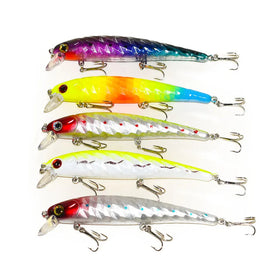 Hotsale 12.5cm Minnow Hard Fish Lure Bait Artificial Bait with 3 Treble Hooks Seawater Freshwater