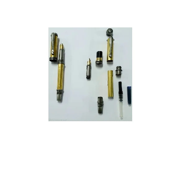 Taiwan Made Brass Lead Style Ballpoint Refill Pen Kits for DIY Assembling