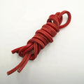 High Purchase Rate Maoyuan Genuine Leather Rhinestone Round Spool Shoe Laces-Durable 10 Colors 60-230cm Length for Hiking Boots