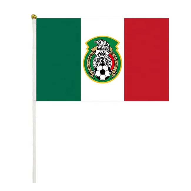 Mexico Wales Saudi Arabia Uruguay Erdogau Denmark Football Team Small Mini-flags for Wall Hanging Digital Printing Used Flag